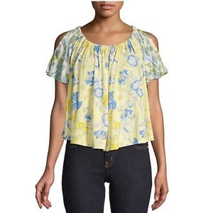 FREE PEOPLE / Floral-Print Blouse